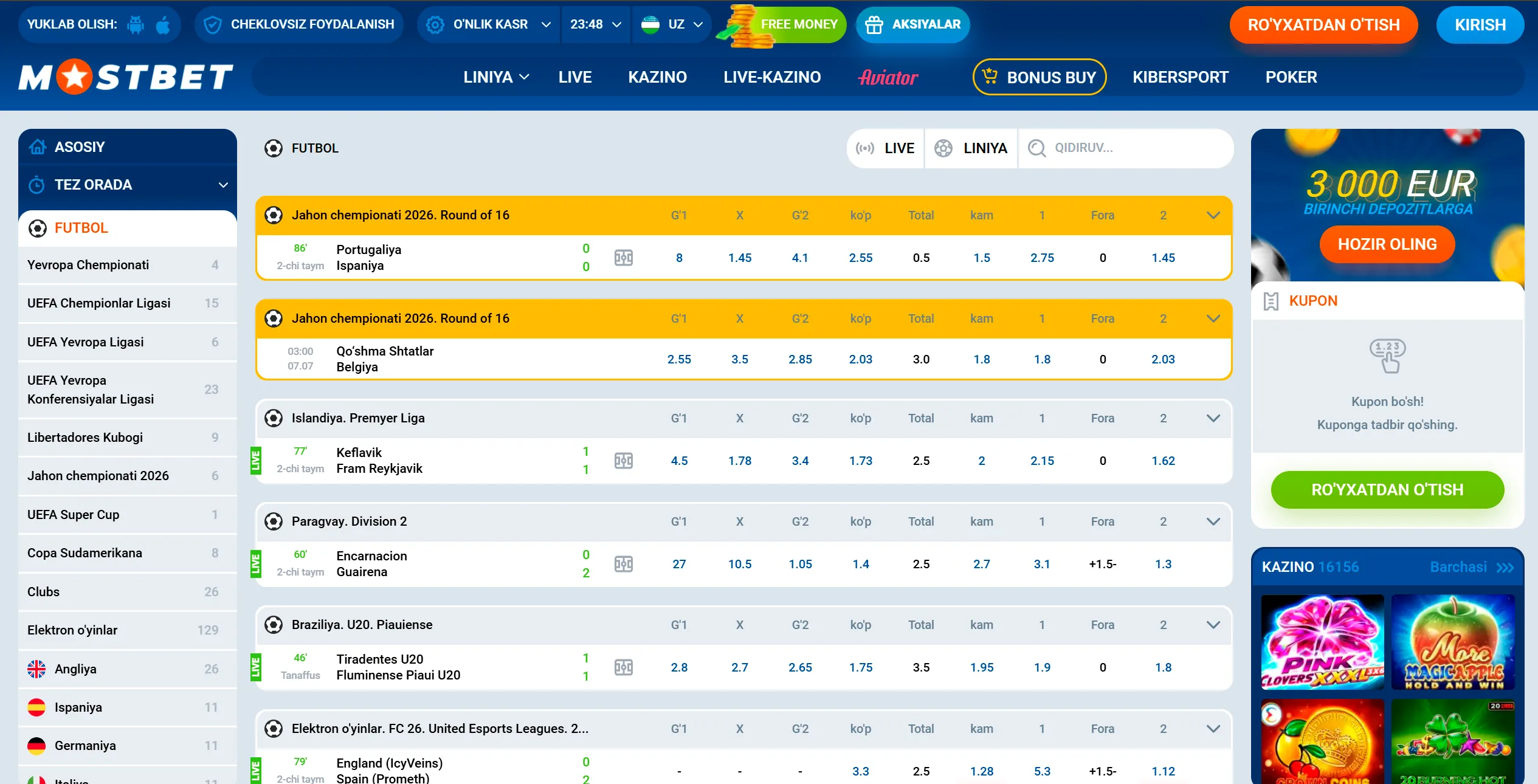 Sport Statistika UZ — Maqola